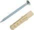 Дюбель SORMAТ NAT, 5x25, шуруп 3,0x35, 75 шт 9620220536 1