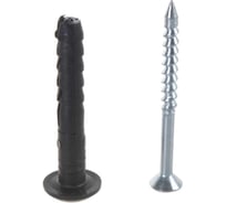 Дюбель-гвоздь BISKREP 6x60, гриб. манж., полипропилен, 200 шт, пакет 3-00143