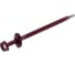 Саморез кровельный BISKREP 4.8x76 RAL 3005 винно-красный, 30 шт, пл.конт 280 мл 1-20680 3