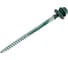 Саморез кровельный BISKREP 4.8x76 RAL 6005 зеленый мох, 30 шт, пл.конт 280 мл 1-20681 1