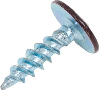 Саморез BISKREP ШСММ 4.2x16 RAL 8017 коричневый, 320 шт, пл.конт. 280 мл 1-00785