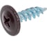 Саморез BISKREP ШСММ 4.2x16 RAL 8017 коричневый, 320 шт, пл.конт. 280 мл 1-00785 2