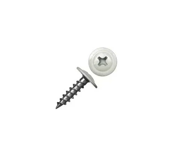 Саморез BISKREP ШСММ 4.2x16 RAL 9003 белый, 320 шт, пл.конт. 280 мл 1-00787