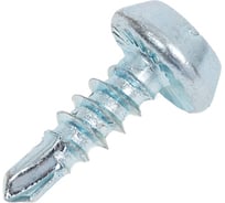 Саморез BISKREP ШСММ сверло 3.5x11 цинк, 400 шт, пл.конт 280 мл 1-00871