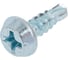 Саморез BISKREP ШСММ сверло 3.5x11 цинк, 400 шт, пл.конт 280 мл 1-00871 2