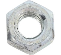 Гайка OSTEC М6 DIN 934, класс прочности 8, гальван. цинк (в упаковке 100 шт) ГМ-6.8-DIN-ЭЦ