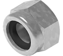 Гайка OSTEC М6 DIN 985 самоконтрящаяся, класс прочности 8, гальван. цинк (в упаковке 100 шт) ГМСК-6.8-DIN-ЭЦ