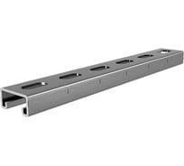 СТРАТ-профиль перфорированный OSTEC 41x21x3000, толщ. 2,5 мм, Сендзимир цинк СП-41х21х3000-2,5-СЦ