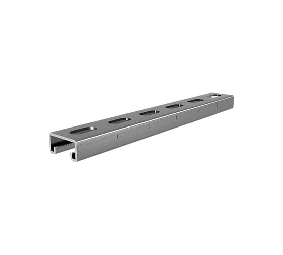 СТРАТ-профиль перфорированный OSTEC 41x21x3000, толщ. 2,5 мм, Сендзимир цинк СП-41х21х3000-2,5-СЦ