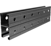 СТРАТ-профиль двойной перфорированный OSTEC 41x41x1600, толщ. 2,5 мм, гальван. цинк СПД-41х41х1600-2,5-ЭЦ