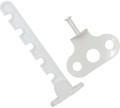 Ограничитель для окон ПВХ Левша 5-ти позиционный, белый У1-5669.Б