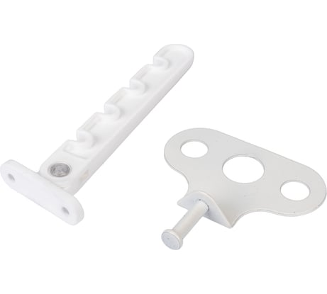 Оконный ограничитель д/ПВХ Левша белый У1-5649.Б