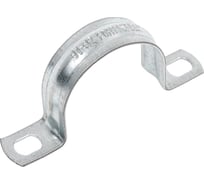 Скоба кабельная двухлапковая OSTEC 31-32, толщ. 1,2 мм, гальван. цинк (в упаковке 50 шт) СКД-31-32-1,2-ЭЦ