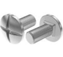 Винт OSTEC М6x12 DIN с подголовником, класс прочности 4.8, гальван. цинк (в упаковке 100 шт) ВПМ-6х12.48-DIN-ЭЦ