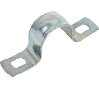 Скоба кабельная двухлапковая OSTEC 19-20, толщ. 1,0 мм, гальван. цинк (в упаковке 100 шт) СКД-19-20-1,0-ЭЦ