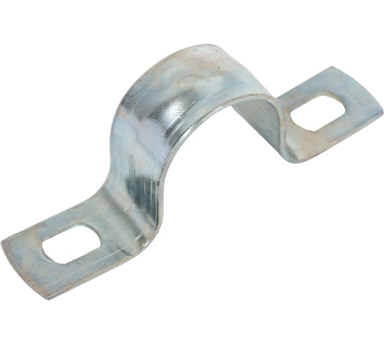 Скоба кабельная двухлапковая OSTEC 19-20, толщ. 1,0 мм, гальван. цинк (в упаковке 100 шт) СКД-19-20-1,0-ЭЦ 1