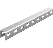 Профиль перфорированный OSTEC U-образный 30x30x3000, толщ. 2,0 мм, Сендзимир цинк ПП-U-30х30х3000-2,0-СЦ