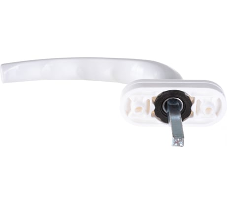 Алюминиевая ручка для ПВХ окон Левша Комфорт белая У1-2329.Б