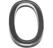 Цифра дверная 0 Brante LOFT 60 мм чёрная 150170