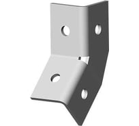 Угол OSTEC 3D 135 град., 4 отверстия, толщ. 4,0 мм, гальван. цинк УС135-3D4-4,0-ЭЦ