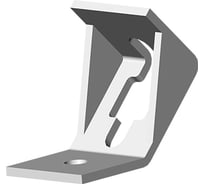 Угол OSTEC 45 град. для оттяжки шпильки, толщ. 4,0 мм, гальван. цинк УШ45-4,0-ЭЦ