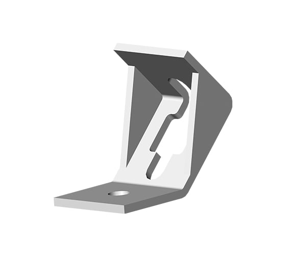 Угол OSTEC 45 град. для оттяжки шпильки, толщ. 4,0 мм, гальван. цинк УШ45-4,0-ЭЦ 1