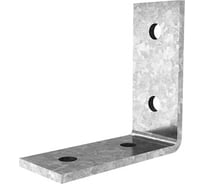 Уголок OSTEC №3, 4 отверстия для СТРАТ профиля, толщ. 5,0 мм, гальван. цинк УС-3-5,0-ЭЦ