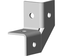 Угол OSTEC 3D, 4 отверстия, толщ. 4,0 мм, гальван. цинк УС-3D4-4,0-ЭЦ