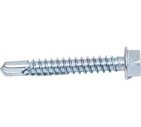 Кровельный саморез КРЕП-КОМП цинк 7 мкм, без шайбы, 5,5x38 К, 20 шт. скбш5538мф