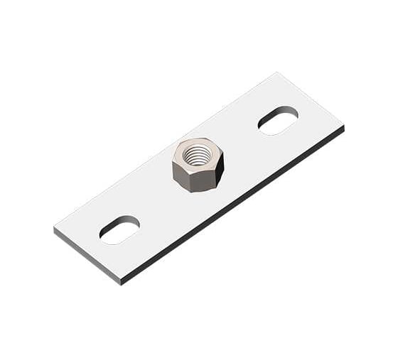 Опора пластина OSTEC М10, толщ. 4,0 мм, гальван. цинк ОПП-М10-4,0-ЭЦ 1