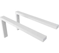 Кронштейн Life Metall для полки, столешницы, 45 см, белый LM-K1.02