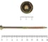 Саморезы по дереву КРЕП-КОМП желтые, шестигранные Torx, 12х180 мм 50 шт. сдш12180 2