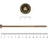 Саморезы по дереву КРЕП-КОМП желтые, шестигранные Torx, 12х260 мм 50 шт. сдш12260 2