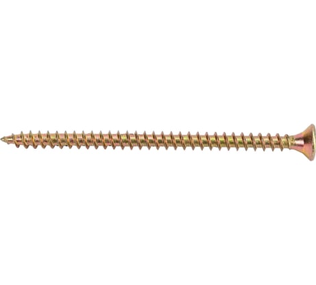 Универсальный саморез с потайной головкой BEFAST желтый цинк 3х50 500 шт. C3050500S