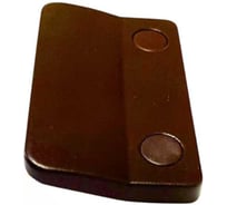 Ручка балконная Метизик АГАТ металл, коричневая 4015.05