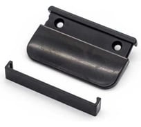 Ручка балконная Метизик АГАТ металл, серая 4015.41