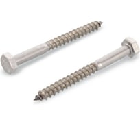 Саморез сантехнический EDELFIX DIN571 M8x150 мм A2, нержавеющий, 4 шт. 57128150 4