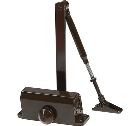 Дверной доводчик TUNDRA D25BR до 25 кг, коричневый 3937419