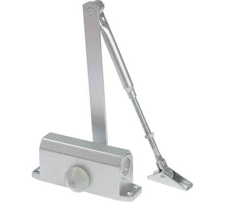 Дверной доводчик TUNDRA D25SL до 25 кг, цвет серебро 3937420