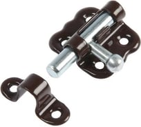 Накладная задвижка TUNDRA ЗТ-2-30 полимер коричневый, 1 шт 5299308