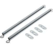 Дверная пружина ТУНДРА Krep покрытие цинк, 18.5 мм, 2 шт. 4965570