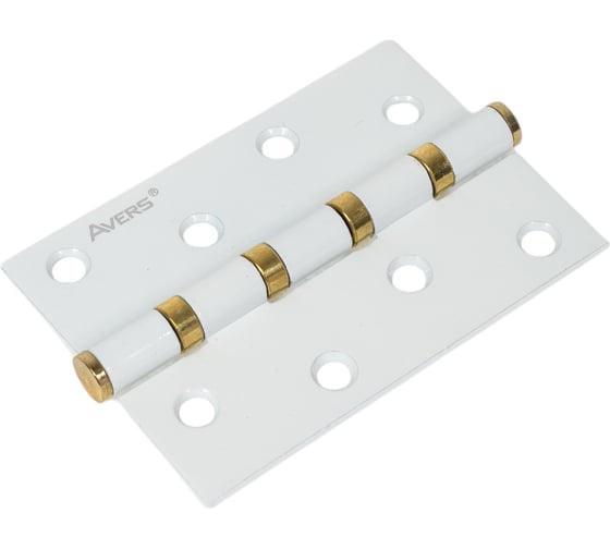 Врезная петля AVERS 100х70х2,5-B4-W/G-Blister-DIY 27394 1