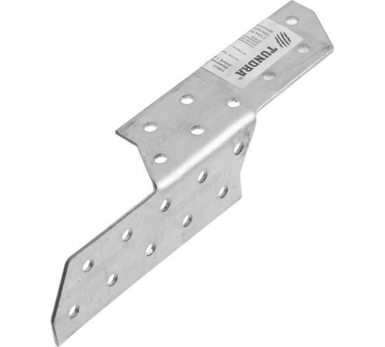 Держатель балки TUNDRA 150х34х2.0 мм, цинк, левый, 1 шт. 5296523