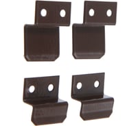 Z-образное крепление TUNDRA 2 верх + 2 низ, коричневый 6978500