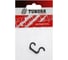 Мебельный двухрожковый крючок TUNDRA КМ220CP/BR, цвет черный, 1 шт. 6487598 2
