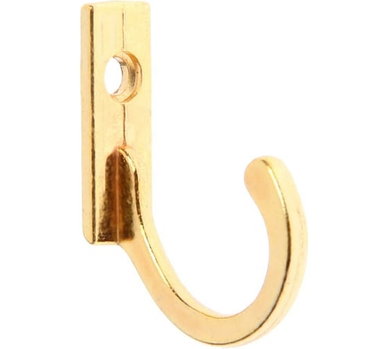Мебельный крючок TUNDRA VINTAGE 022 LIGHT, цвет золото, 50 шт. 5451968 1