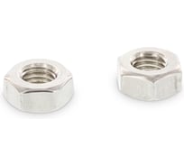 Гайка нержавеющая Edelfix М12 DIN 934 А2, шестигранная, 10 шт. 934212 10