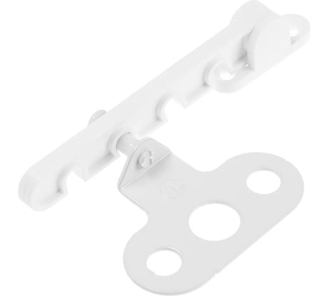 Ограничитель открывания окна TUNDRA пластиковый, L=105, белый, 1 шт. 5180669