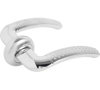 Комплект ручек Стандарт P26 SN/CP мат.никель/хром квадрат 140 мм 16999