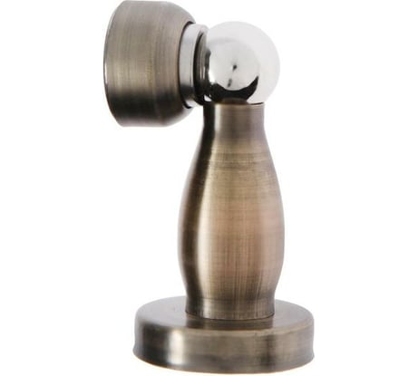 Дверной упор LOCKLAND магнитный, цвет античная бронза 6869936